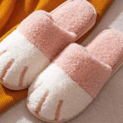 WT Trading Kattenpoot Sloffen Unisex – Maat 37/38 – Roze