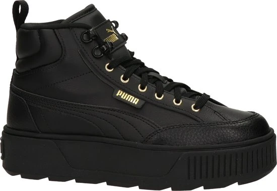 Puma Karmen Mid Dames Sneaker - Zwart - Maat 42 - Afbeelding 10
