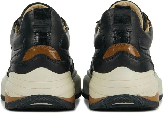 VIA VAI Pepper Jyll Sneakers - Leer - Zwart - Maat 37 - Afbeelding 16