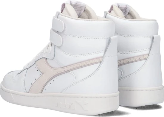 Diadora Magic Basket Demi Icona Mid Da Hoge Sneakers - Leren Sneaker - Dames - Wit - Maat 38 - Afbeelding 11