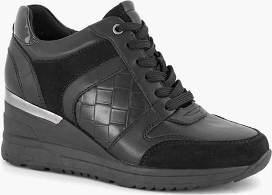 Graceland Zwarte Sneaker Sleehak - Maat 40 - Afbeelding 3