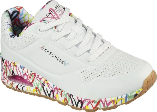 Skechers UNO - LOVING LOVE Dames Sneakers - Maat 38 - Afbeelding 2