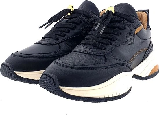 VIA VAI Pepper Jyll Sneakers - Leer - Zwart - Maat 37 - Afbeelding 9