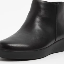 Fitflop™ Vrouwen Enkellaarsjes / Laarzen / Damesschoenen Sumi Ankle Boot - Zwart - Maat 39