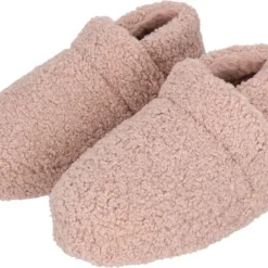 Apollo | Sloffen Dames Teddy | Shine | Roze | Maat 39/40 | Sloffen Dames | Hoge Sloffen Dames