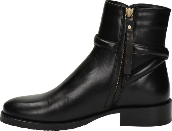 Fred De La Bretoniere Dames Rits-& Gesloten Boot - Zwart - Maat 38 - Afbeelding 4