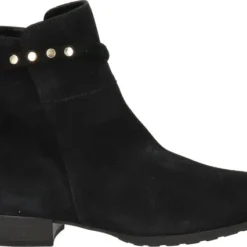 Gabor Enkellaarsjes Dames / Laarzen / Damesschoenen - Suède - 92.716.47 - Zwart - Maat 37