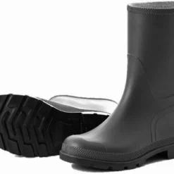 Merkloos Rubberen Laarzen Zwart Maat 46
