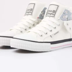 British Knights ROCO Dames Sneakers Hoog - Wit - Maat 38