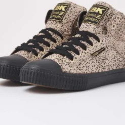 British Knights DEE Dames Sneakers Hoog - Beige Cheetah - Maat 40