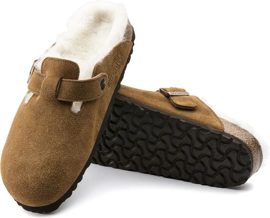 Birkenstock Boston Narrow Dames Clogs - Mink - Maat 36 - Afbeelding 14