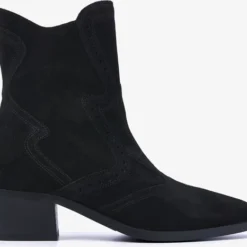 VIA VAI Shelly Coop Enkellaarsjes Dames - Zwart - Maat 40