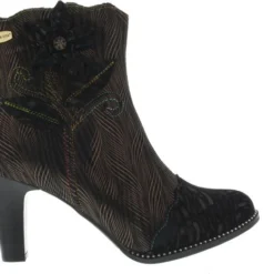 Dames Enkellaars Laura Vita Alcbaneo 139a Noir Zwart - Maat 39