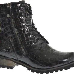 Helioform 658.022 Dames Veterboot - Zwart
