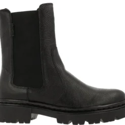 Bullboxer - Chelsea Boot - Women - Black/Black - 38 - Laarzen