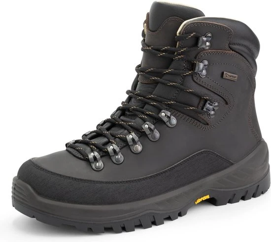 Travelin' Odense Leren Dames Wandelschoenen - VIBRAM Zool - Waterdicht En Ademend - Bruin Leer - Maat 37 - Afbeelding 6