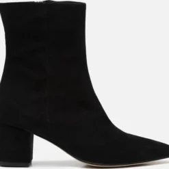 Linea Zeta Enkellaarsjes Zwart Suede 182607 - Dames - Maat 40