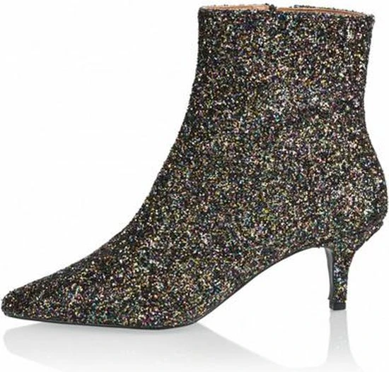Dames Enkellaars Dwrs Lugo Glitter Black Multi - Maat 38 - Afbeelding 5