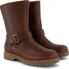Travelin' Aure - Dames Laars - 100% Echt Leer - Gevoerde Laarzen - Outdoor - Bruin - Maat 36