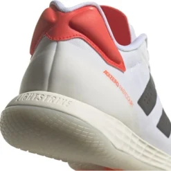 Adidas Adizero FastCourt 2 - Sportschoenen - Wit/oranje - Maat 39 1/3