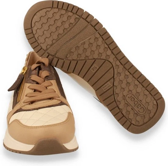 Gabor 96.446 Dames Sneakers - Beige - Maat 37 - Afbeelding 4