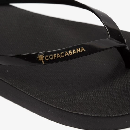 Copacabana Vegan Dames Teenslippers Zwart - Zwart - Maat 40/41 - Afbeelding 7