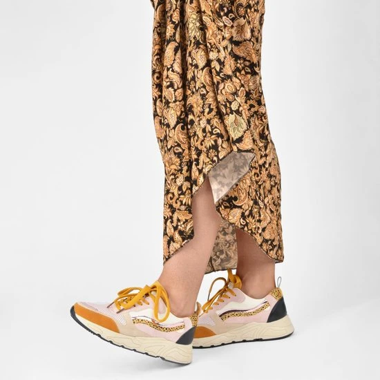 POSH By Poelman CAROCEL Dames Sneakers - Oranje/Roze Multi - Maat 36 - Afbeelding 4