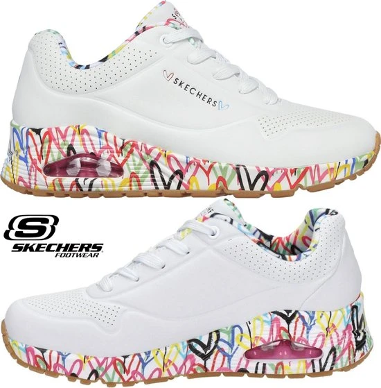 Skechers UNO - LOVING LOVE Dames Sneakers - Maat 38 - Afbeelding 29