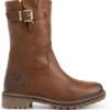 Travelin' Gjerstad Dames Outdoorlaarzen - Waterdicht En Gevoerde Wandellaars - Cognac Leer - Maat 37
