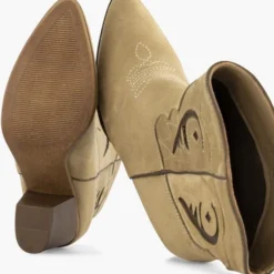 Oxmox Zandkleurige Cowboy Laarzen - Maat 38