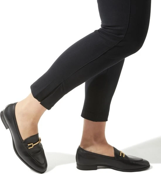 Unisa Vrouwen Leren Instapschoenen / Damesschoenen / Instapper Daimiel Led - Zwart - Maat 42 - Afbeelding 6