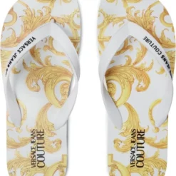 Versace Jeans Couture Fondo Flip Flop Dis. SQ7 Dames Slippers - Wit - Maat 40