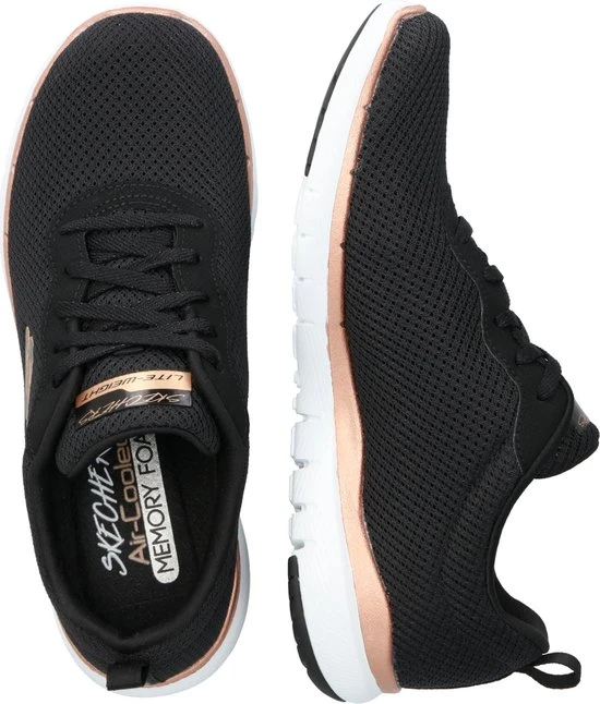 Skechers Flex Appeal 3.0 Sportschoenen - Zwart - Maat 39 - Extra Comfort - Memory Foam - Afbeelding 35
