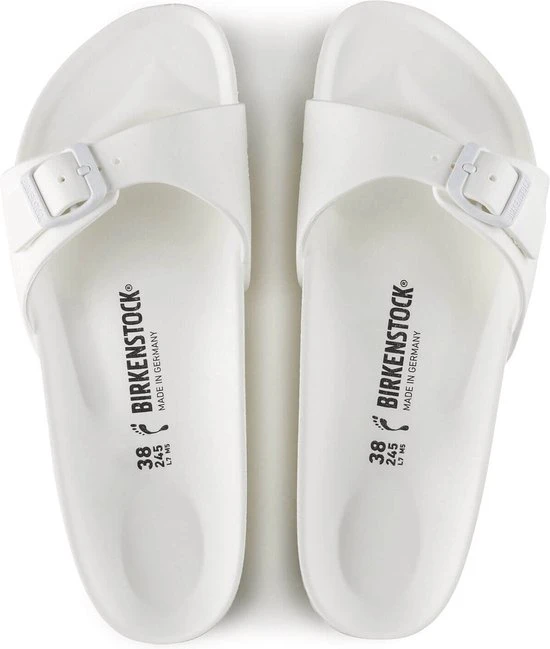 Birkenstock Madrid Dames Slippers Small Fit - White - Maat 37 - Afbeelding 12