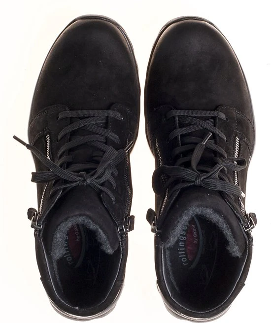 Gabor Rollingsoft Veterboot 96.868.47 Nubuck Zwart - Afbeelding 3