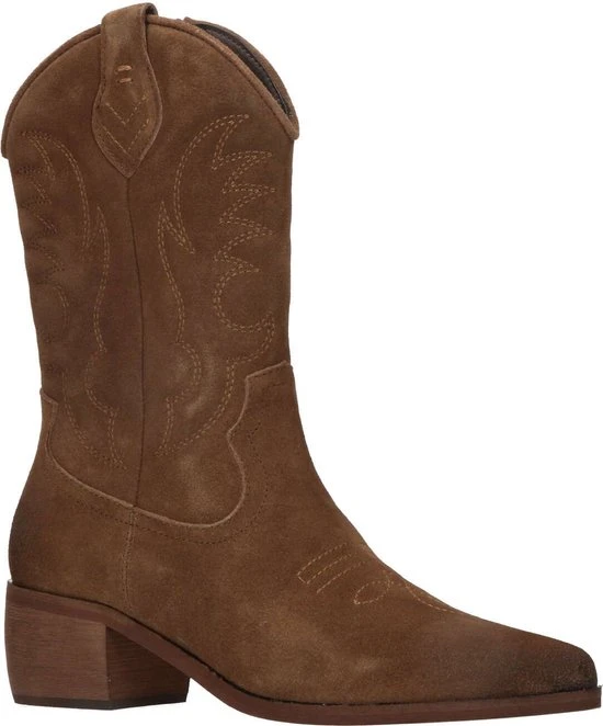 PS Poelman Western Laars - Vrouwen - Bruin/Cognac - Maat 39 - Afbeelding 4