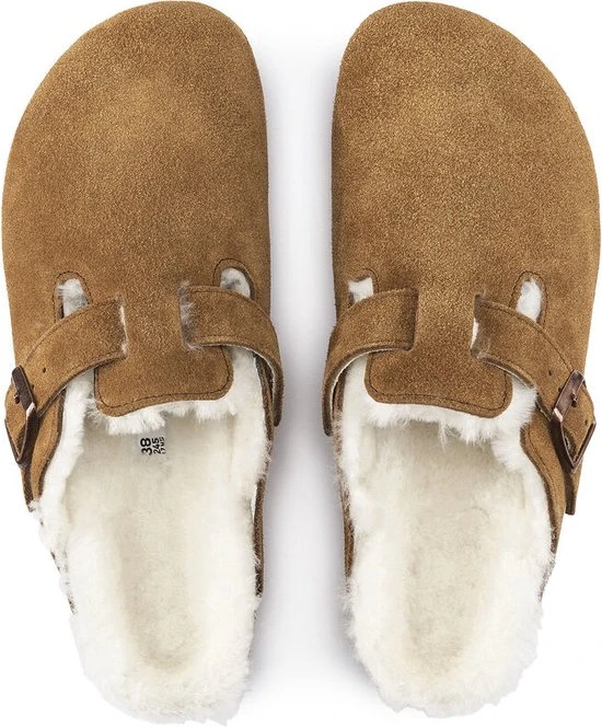 Birkenstock Boston Narrow Dames Clogs - Mink - Maat 36 - Afbeelding 13