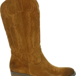 Nelson Dames Cowboylaars - Cognac - Maat 41