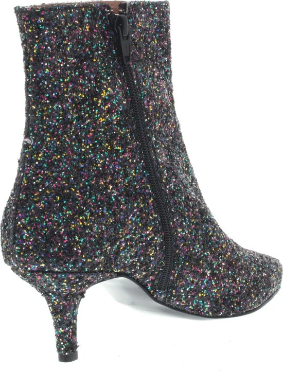 Dames Enkellaars Dwrs Lugo Glitter Black Multi - Maat 38 - Afbeelding 2