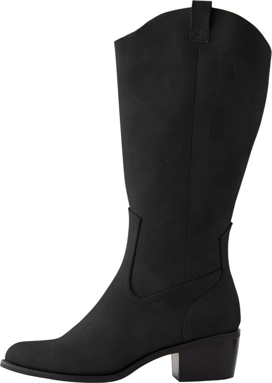 PIECES PCJOHANNE HIGH WESTERN BOOT Dames Laarzen - Maat 38