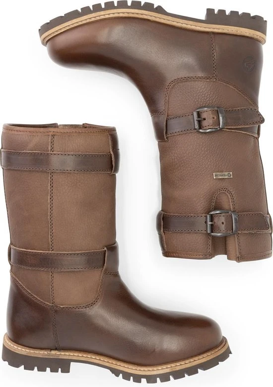Travelin' Sweden Dames Outdoorlaarzen - Waterdicht En Ademend - Wol Gevoerde Wandellaars - Donkerbruin Leer - Maat 37 - Afbeelding 5
