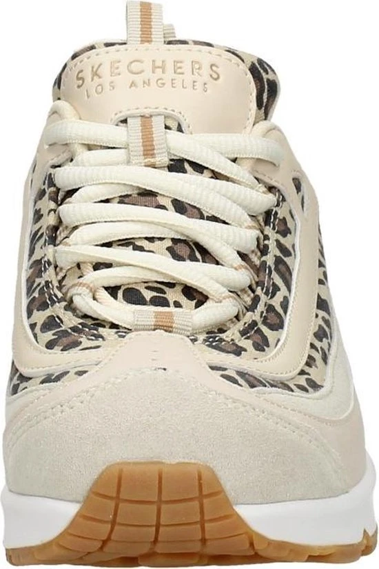 Skechers Uno Wild Streets Dames Sneakers - White/Leopard - Maat 40 - Afbeelding 18